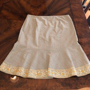 BEBE  Women's Peplum Mini Skirt